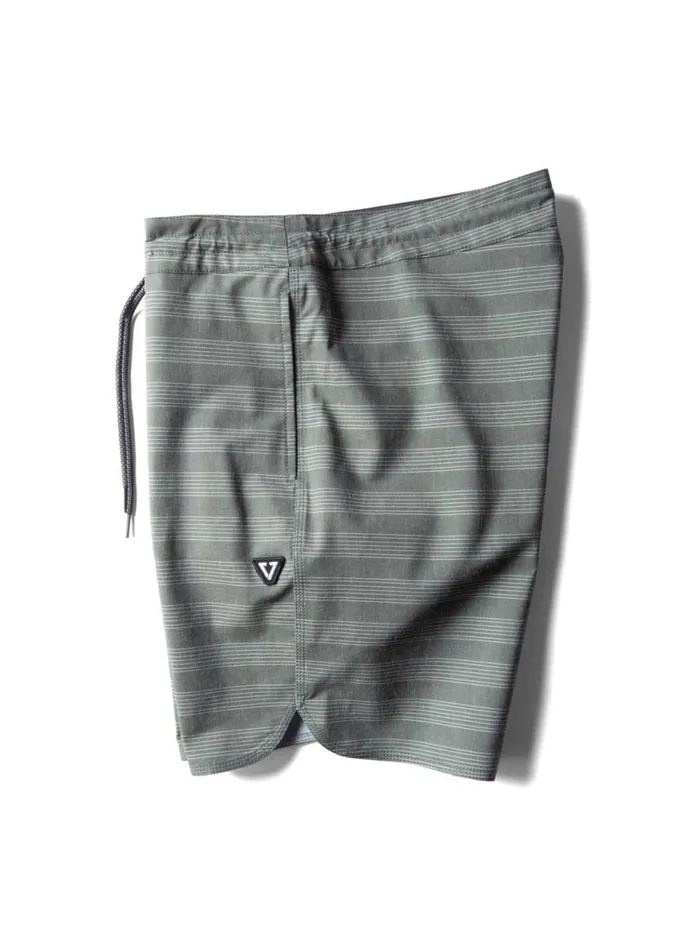 Stoke039M 175quot Boardshort Vintage Green Men Vissla Boardshorts