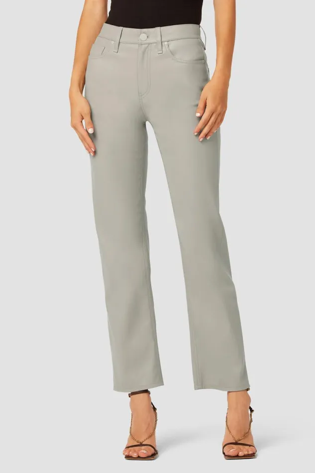 Straight Women Hudson Jeans Remi HighRise Vegan Leather Straight Pant Moonrock Straight Women Hudson Jeans Remi HighRise Vegan Leather Straight Pant Moonrock