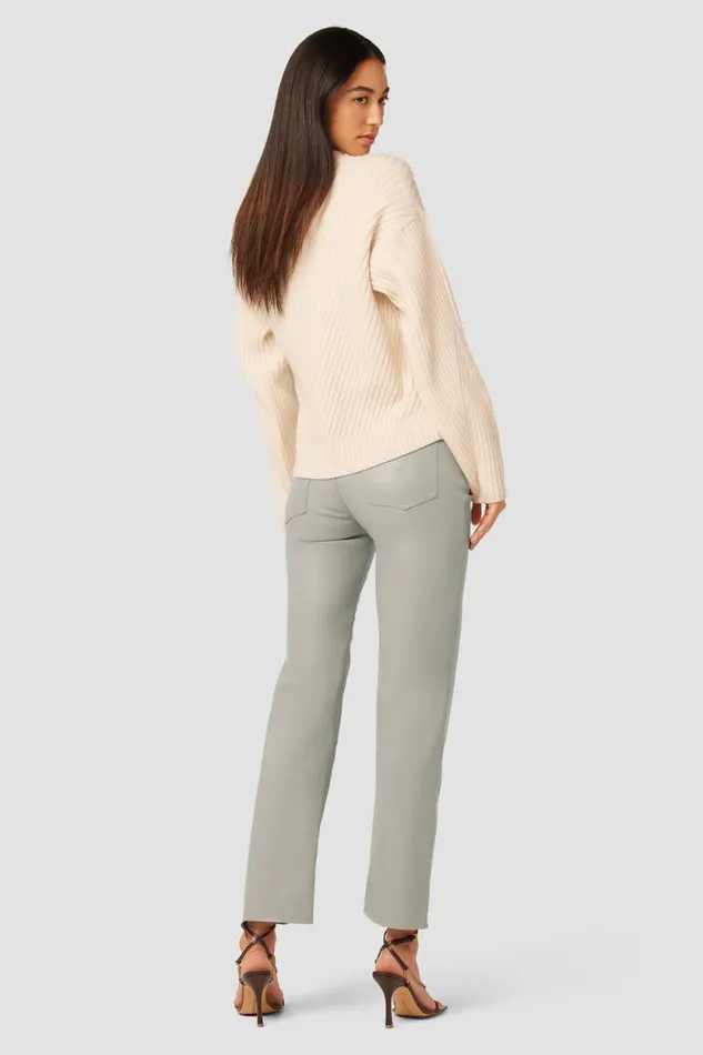Straight Women Hudson Jeans Remi HighRise Vegan Leather Straight Pant Moonrock Straight Women Hudson Jeans Remi HighRise Vegan Leather Straight Pant Moonrock