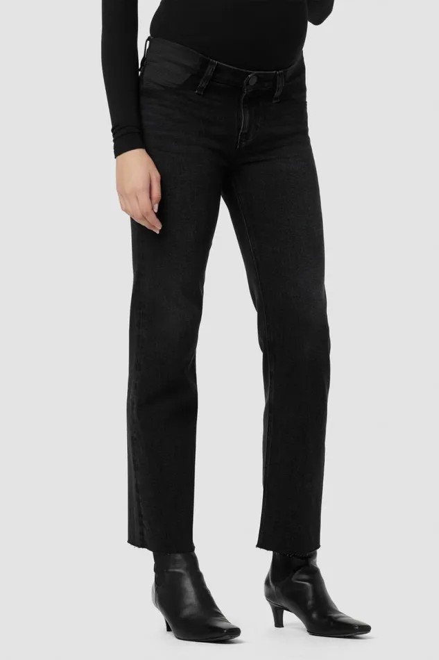 Straight Women Hudson Jeans Remi Straight Ankle Maternity Jean Fade To Black