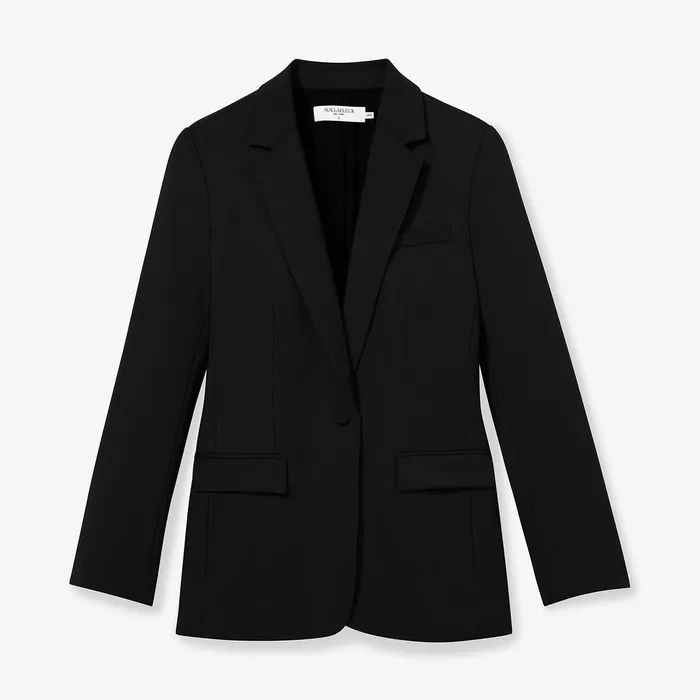 Suiting M M LaFleur Women The Yiyan Classic Blazer 8211 Wool Twill Black