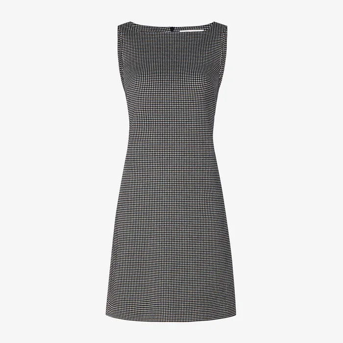 Suiting The Joanie Shift Dress 8211 Knit Suiting Classic Check M M LaFleur Women