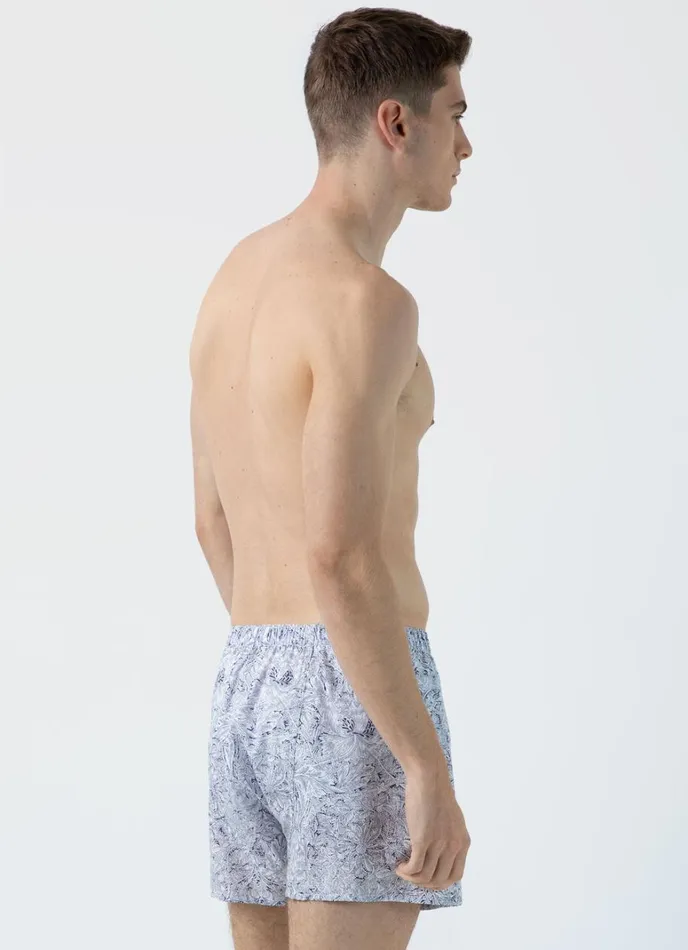 SUNSPEL Boxer Shorts Classic Boxer Shorts In Liberty Fabric Indigo Morris 8211 Men