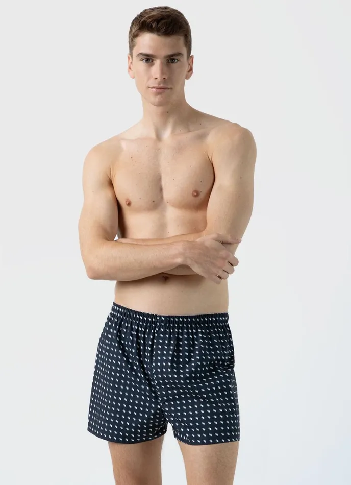 SUNSPEL Boxer Shorts Classic Boxer Shorts Navy Sun and Clouds 8211 Men