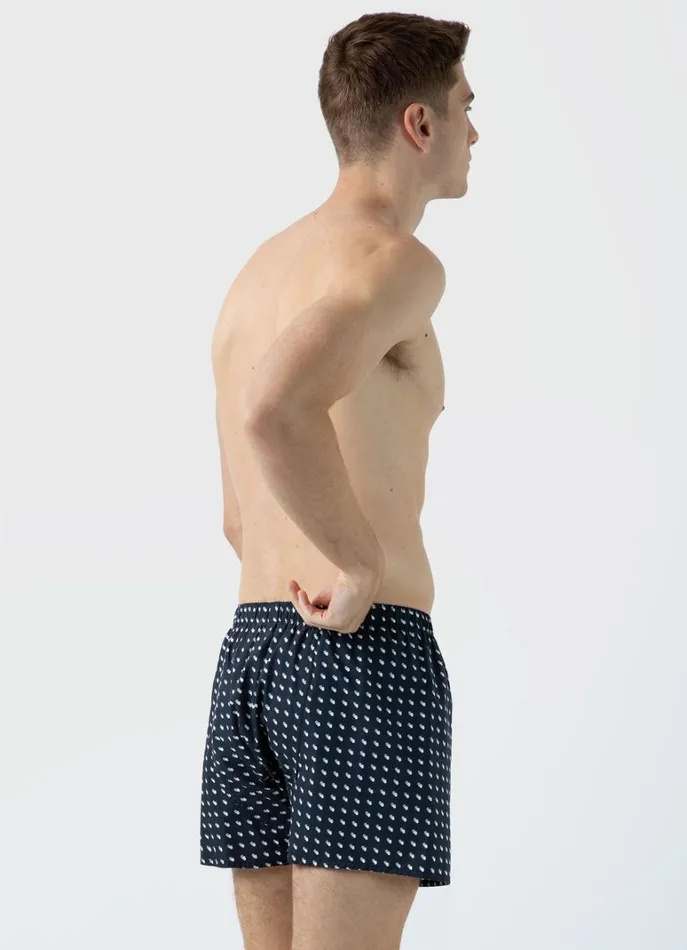 SUNSPEL Boxer Shorts Classic Boxer Shorts Navy Sun and Clouds 8211 Men