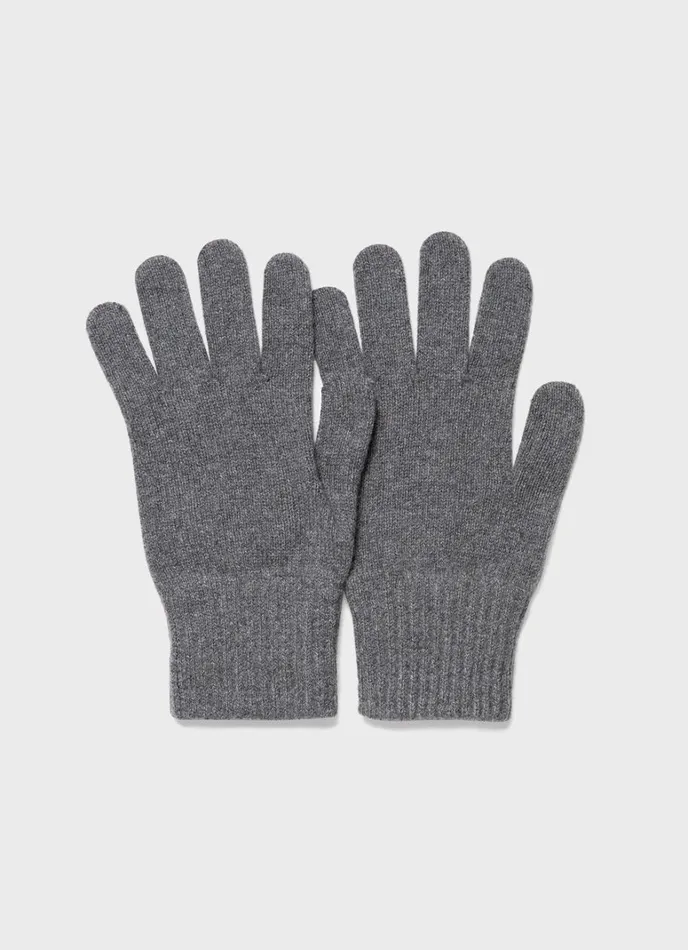 SUNSPEL Hats Scarves Gloves Cashmere Knitted Glove Grey Melange 8211 MenWomen SUNSPEL Hats Scarves Gloves Cashmere Knitted Glove Grey Melange 8211 MenWomen