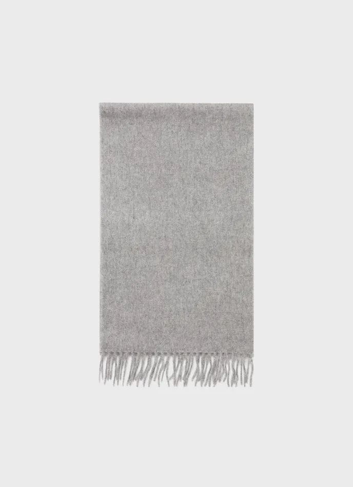 SUNSPEL Hats Scarves Gloves Cashmere Woven Scarf Grey Melange 8211 MenWomen