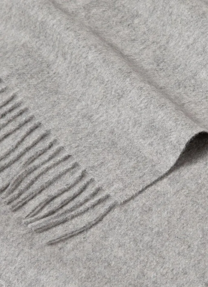 SUNSPEL Hats Scarves Gloves Cashmere Woven Scarf Grey Melange 8211 MenWomen