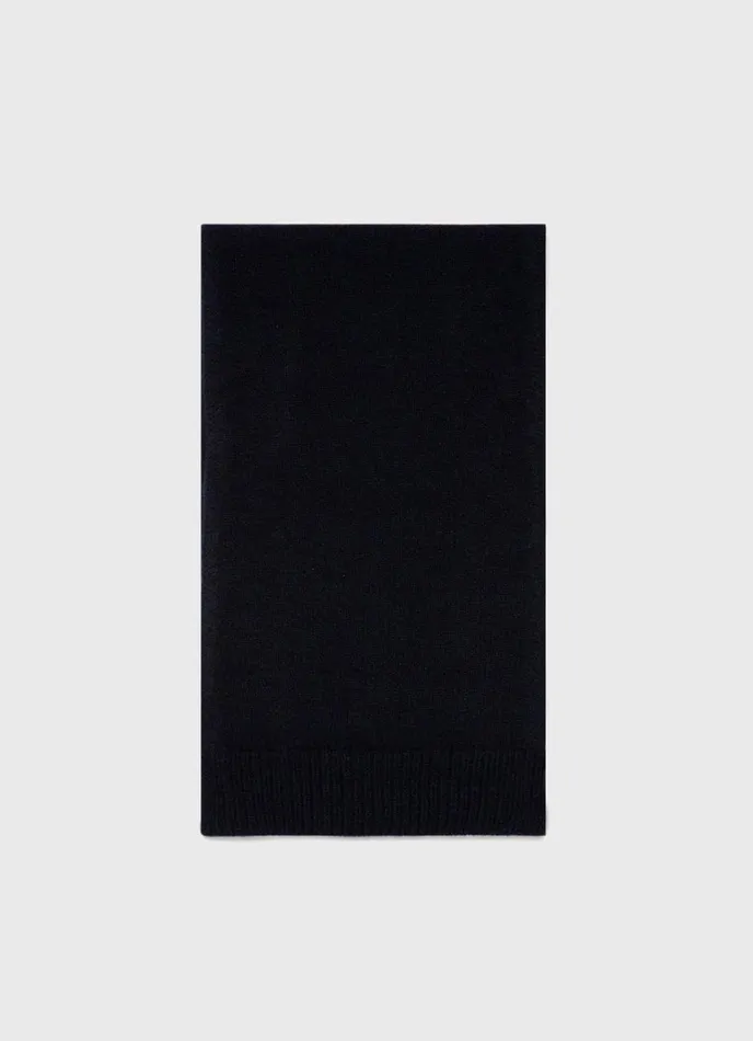 SUNSPEL Hats Scarves Gloves Scottish Lambswool Scarf Dark Navy Mouline 8211 MenWomen SUNSPEL Hats Scarves Gloves Scottish Lambswool Scarf Dark Navy Mouline 8211 MenWomen