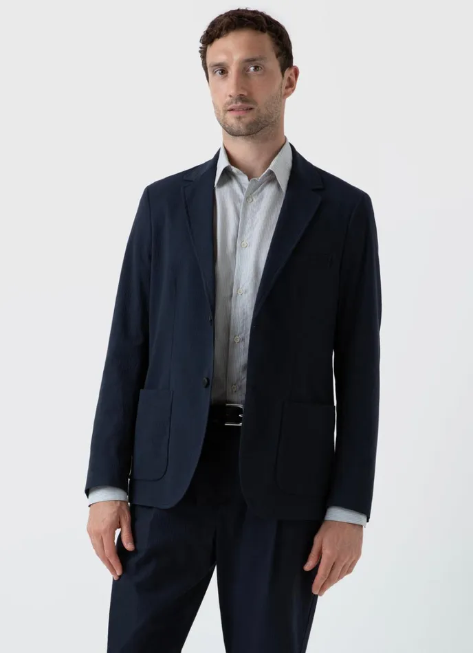 SUNSPEL Jackets and Coats Seersucker Blazer 8211 Men