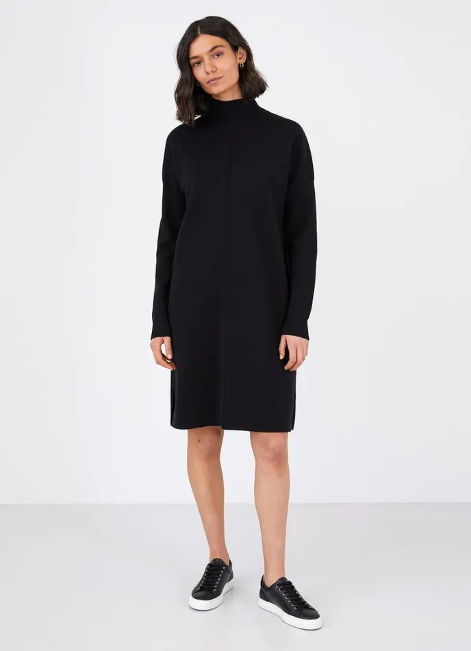 SUNSPEL Knitwear Merino Funnel Neck Dress 8211 Women