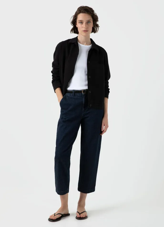 SUNSPEL Pants Denim Tapered Trouser Denim Rinse Wash 8211 Women