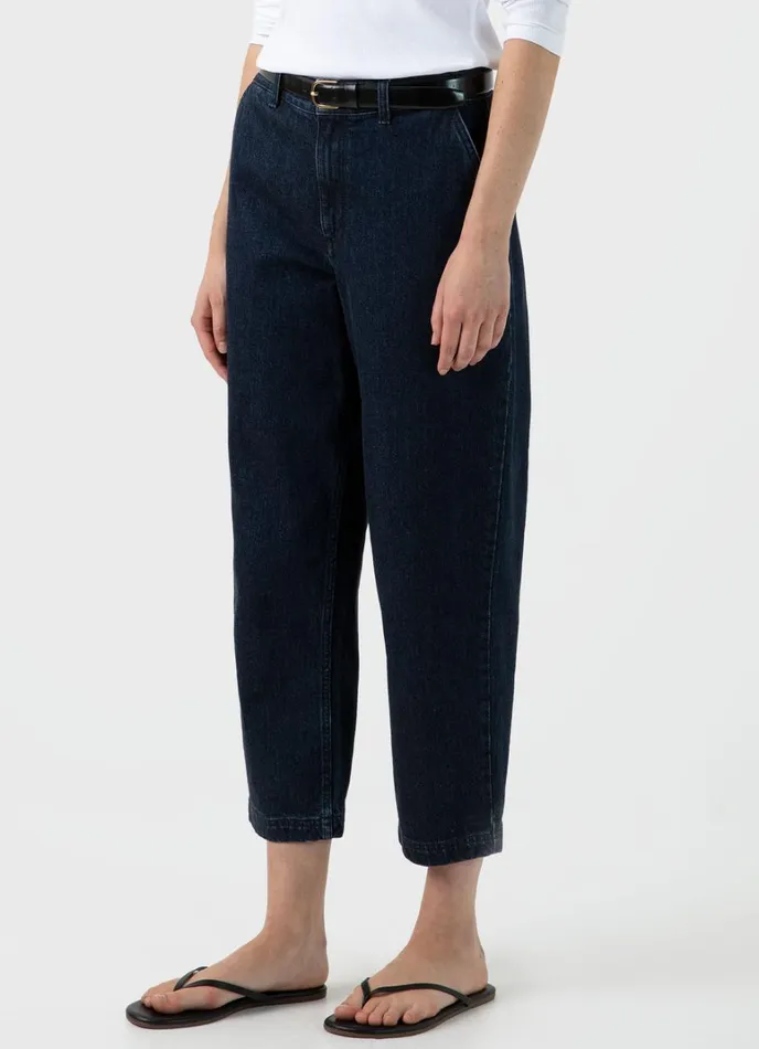 SUNSPEL Pants Denim Tapered Trouser Denim Rinse Wash 8211 Women
