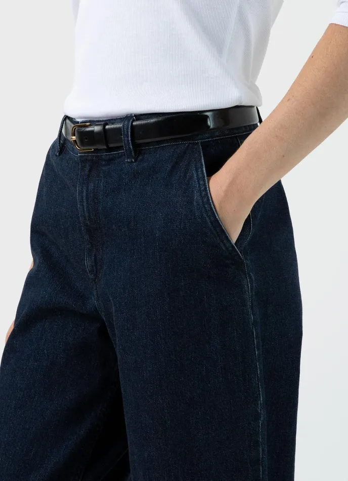 SUNSPEL Pants Denim Tapered Trouser Denim Rinse Wash 8211 Women