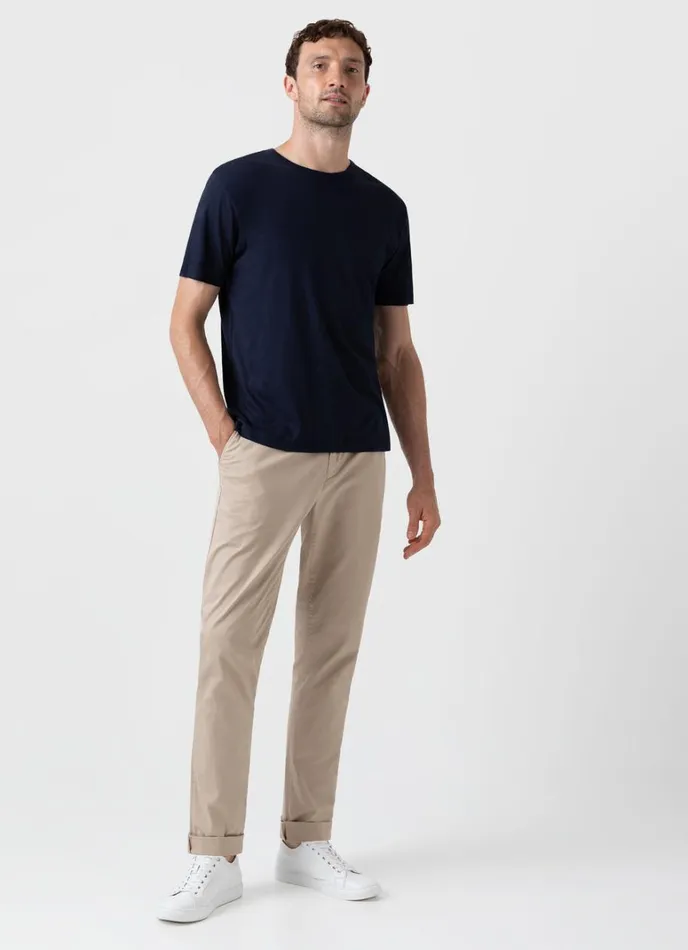 SUNSPEL Pants Regular Fit Stretch Chino Light Stone 8211 Men