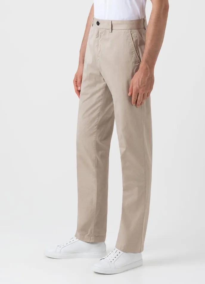 SUNSPEL Pants Regular Fit Stretch Chino Light Stone 8211 Men