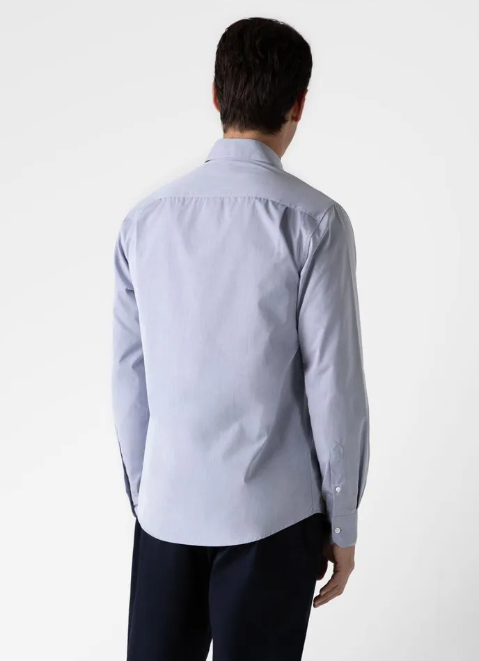SUNSPEL Shirts Sea Island Cotton Shirt Light Blue 8211 Men
