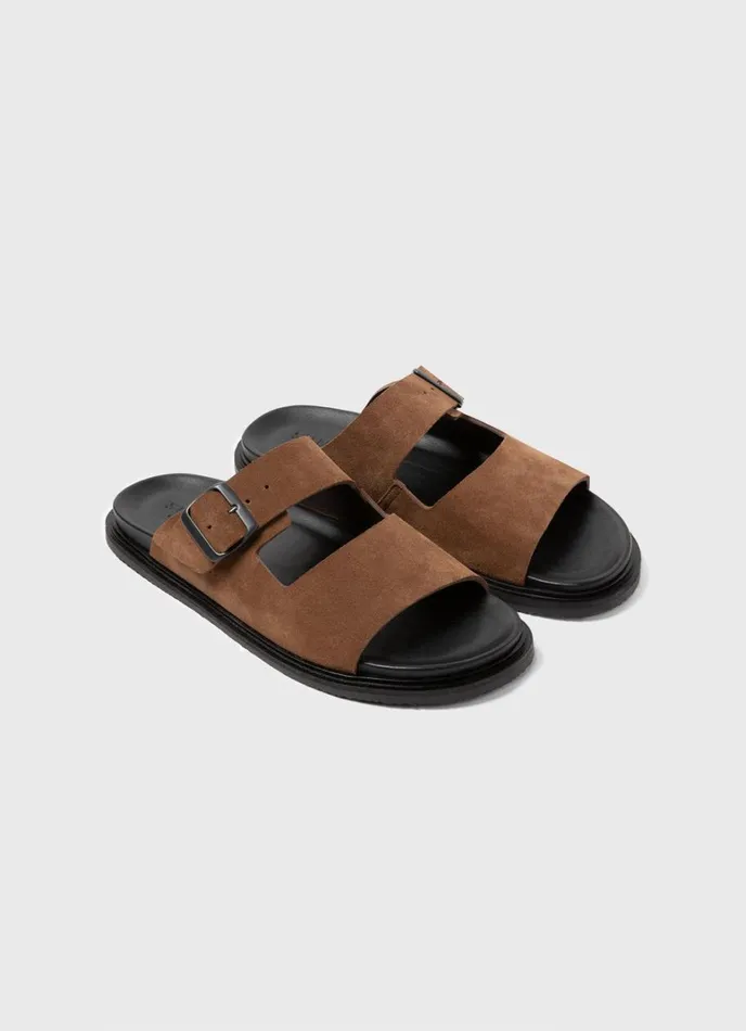 SUNSPEL Shoes Buckle Slider Dark Stone 8211 Men