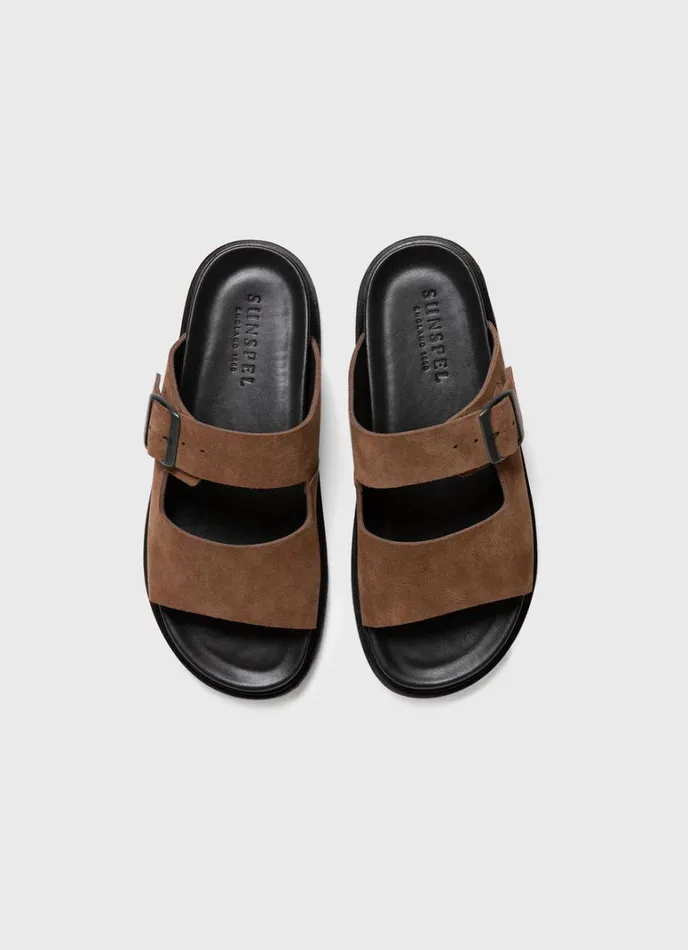 SUNSPEL Shoes Buckle Slider Dark Stone 8211 Men