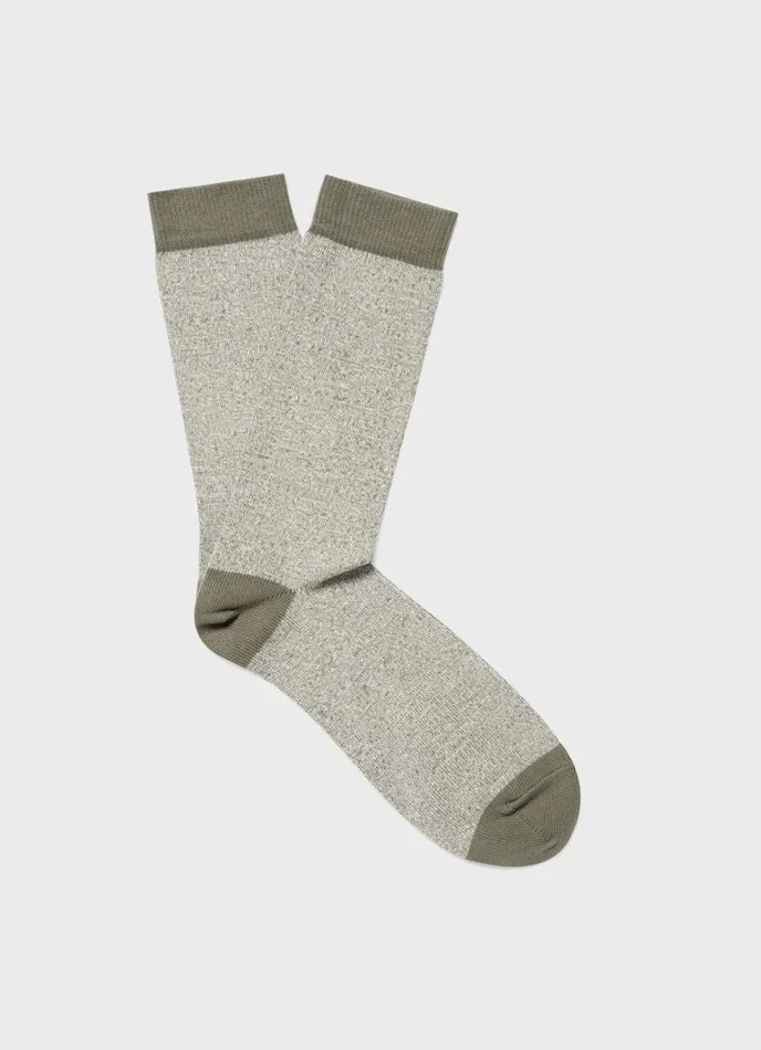 SUNSPEL Socks Cotton Socks Pale Khaki Twist 8211 Men
