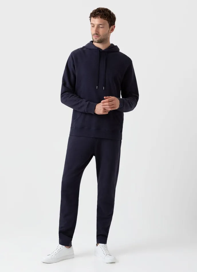 SUNSPEL Sweatshirts and Sweatpants Loopback Sweatpants Navy 8211 Men