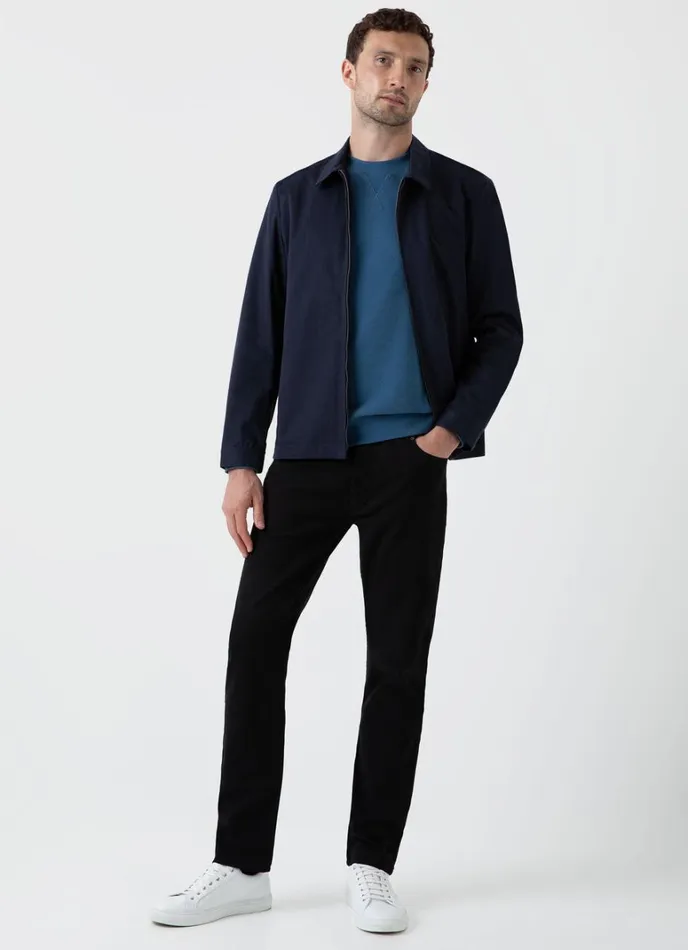 SUNSPEL Sweatshirts and Sweatpants Loopback Sweatshirt Steel Blue 8211 Men