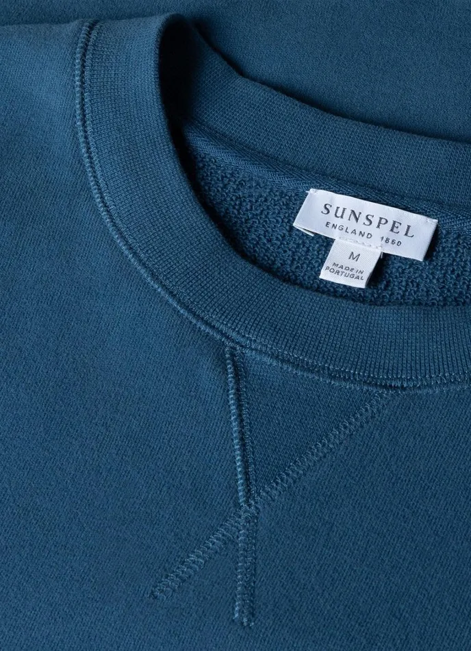 SUNSPEL Sweatshirts and Sweatpants Loopback Sweatshirt Steel Blue 8211 Men
