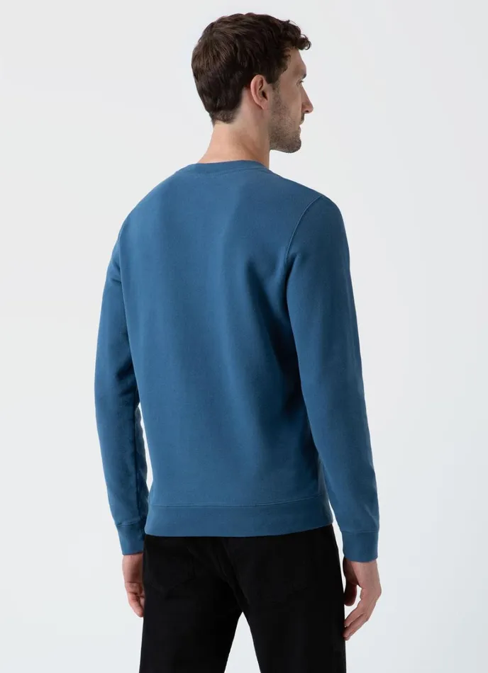SUNSPEL Sweatshirts and Sweatpants Loopback Sweatshirt Steel Blue 8211 Men