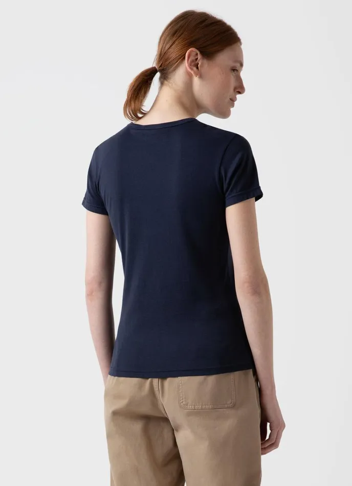 SUNSPEL Tshirts and Tops Classic Tshirt Navy 8211 Women