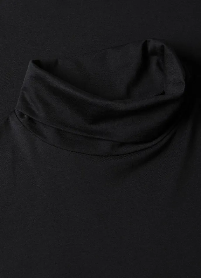 SUNSPEL Tshirts Long Sleeve Roll Neck Tshirt Black 8211 Men
