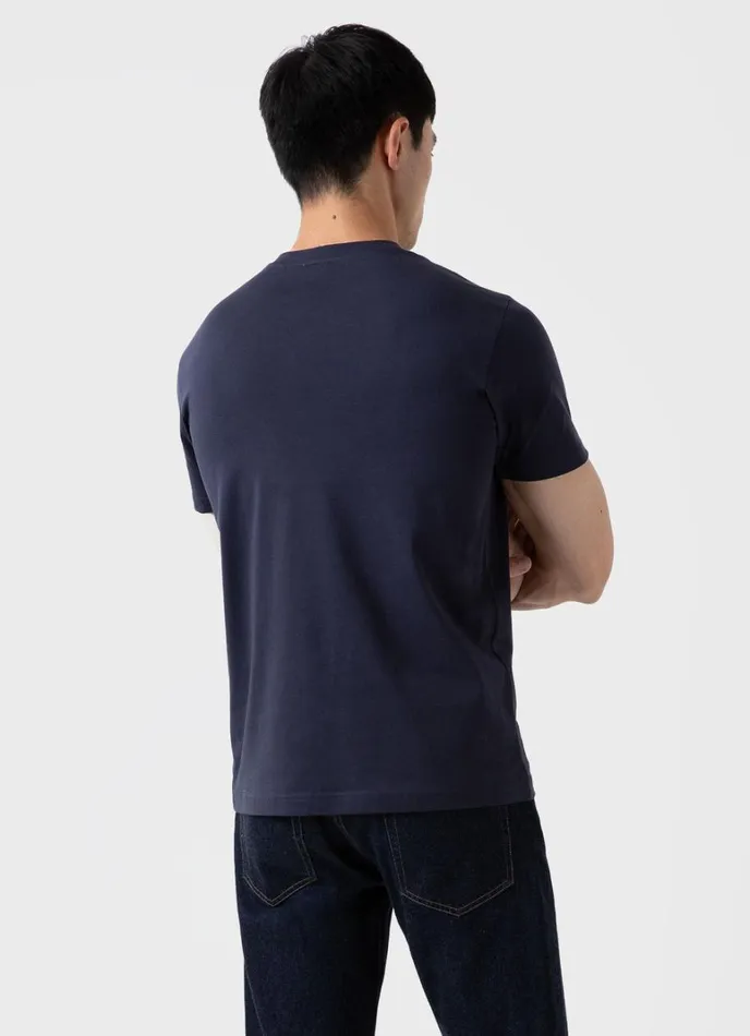 SUNSPEL Tshirts Riviera Midweight Pocket Tshirt Navy 8211 Men