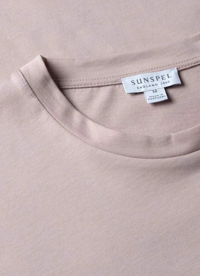 SUNSPEL Tshirts Riviera Midweight Tshirt Pale Pink 8211 Men