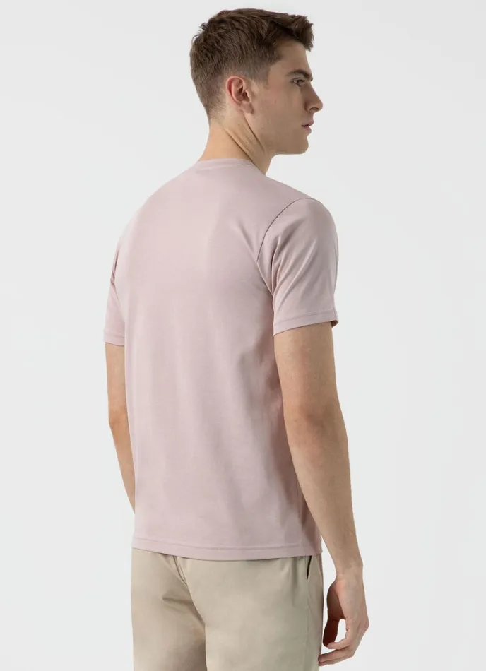SUNSPEL Tshirts Riviera Midweight Tshirt Pale Pink 8211 Men