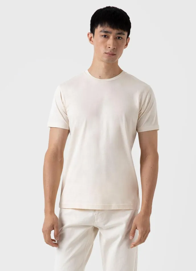 SUNSPEL Tshirts Undyed Riviera Midweight Tshirt Undyed 8211 Men