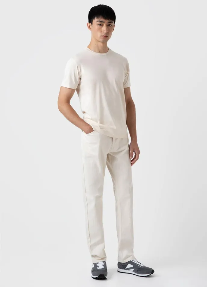 SUNSPEL Tshirts Undyed Riviera Midweight Tshirt Undyed 8211 Men