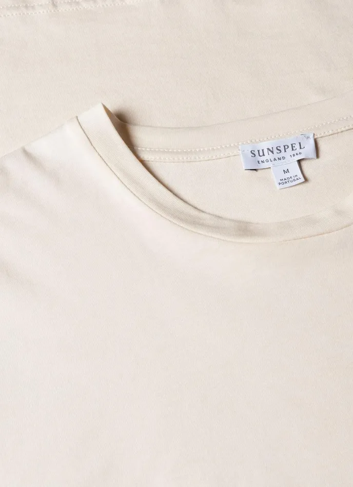 SUNSPEL Tshirts Undyed Riviera Midweight Tshirt Undyed 8211 Men