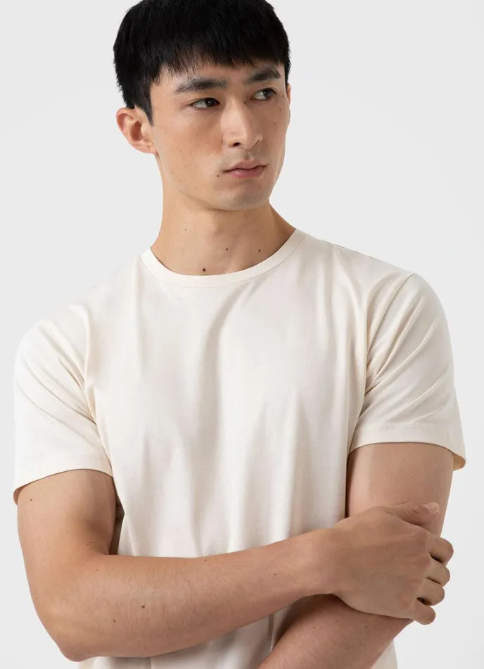 SUNSPEL Tshirts Undyed Riviera Midweight Tshirt Undyed 8211 Men