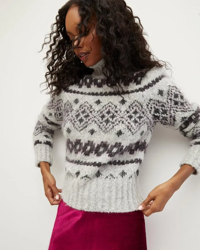 Sweaters Shop Veronica Beard Chiana Fair Isle Sweater Multi