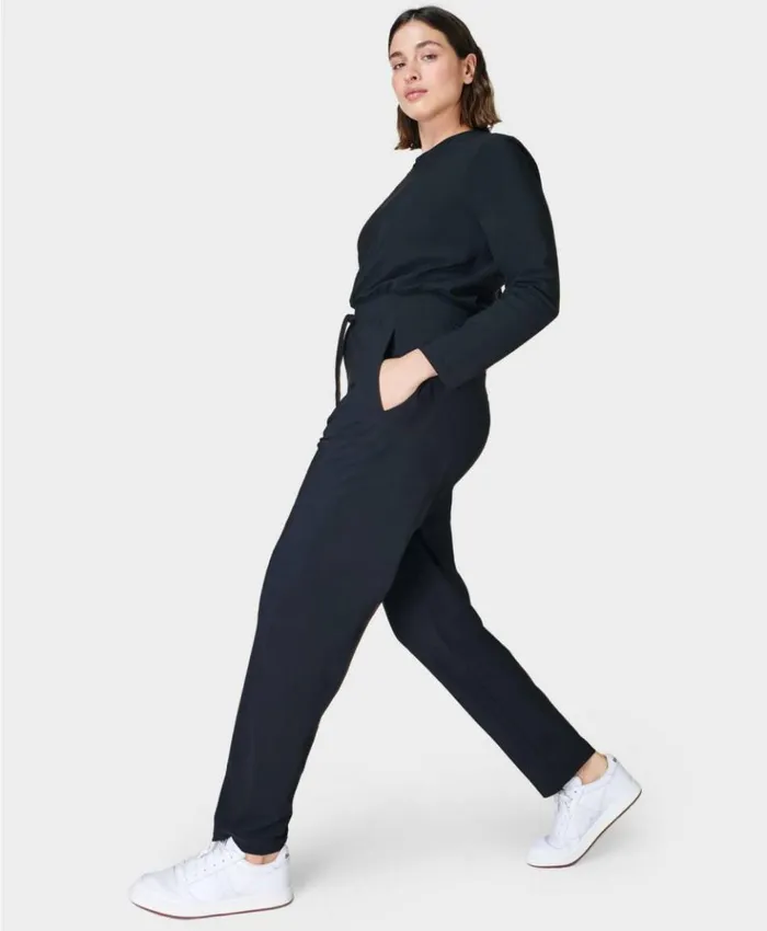 Sweaty Betty Explorer Long Sleeve Jumpsuit Black Clothing