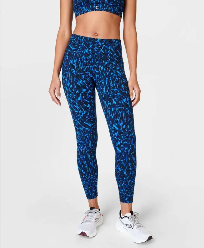 Sweaty Betty Power 78 Workout Leggings Blue Animal Swirl Print Clothing 78 Length Sweaty Betty Power 78 Workout Leggings Blue Animal Swirl Print Clothing 78 Length