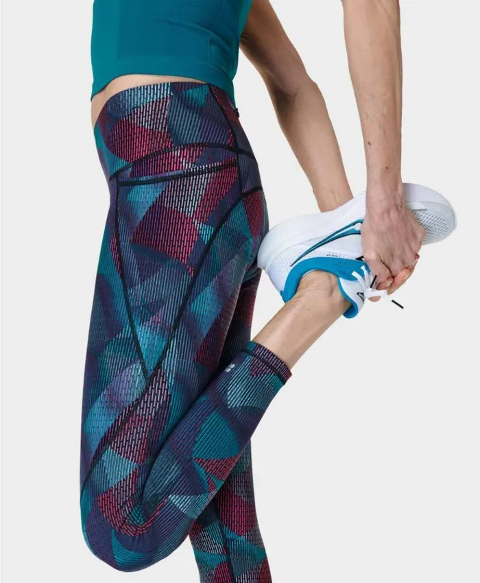 Sweaty Betty Power 78 Workout Leggings Grey Gradient Shapes Print Clothing 78 Length Sweaty Betty Power 78 Workout Leggings Grey Gradient Shapes Print Clothing 78 Length