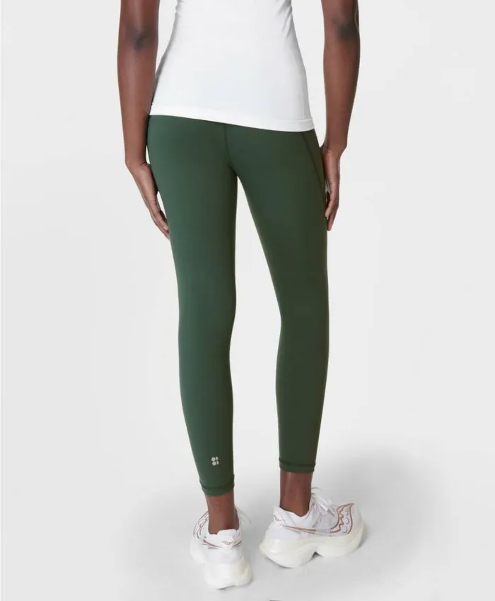 Sweaty Betty Power 78 Workout Leggings Trek Green Clothing Pocketed