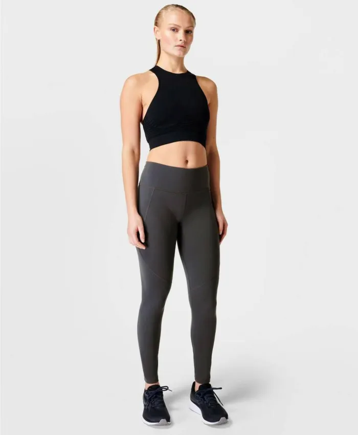 Sweaty Betty Power Workout Leggings Slate Grey Clothing Full Length