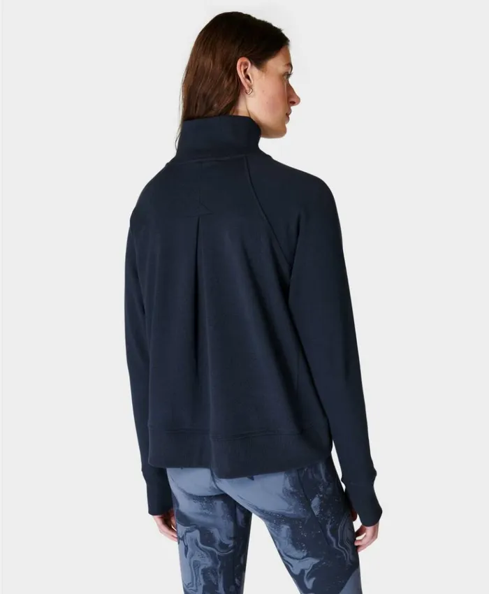 Sweaty Betty Revive Rib Half Zip Pullover Navy Blue Clothing Sweatshirts Hoodies Sweaty Betty Revive Rib Half Zip Pullover Navy Blue Clothing Sweatshirts Hoodies