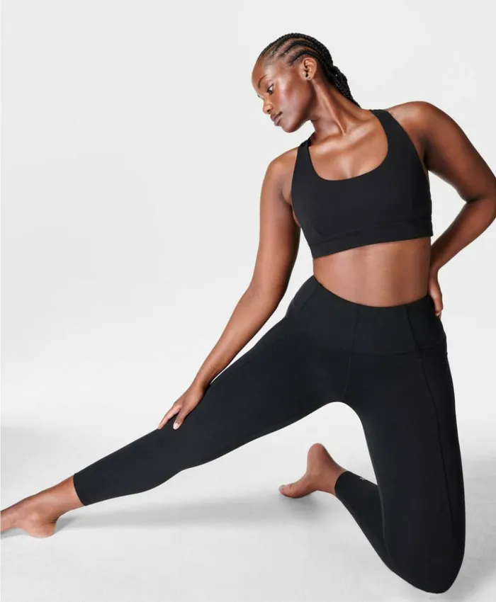 Sweaty Betty Super Soft 78 Yoga Leggings Black Clothing 78 Length