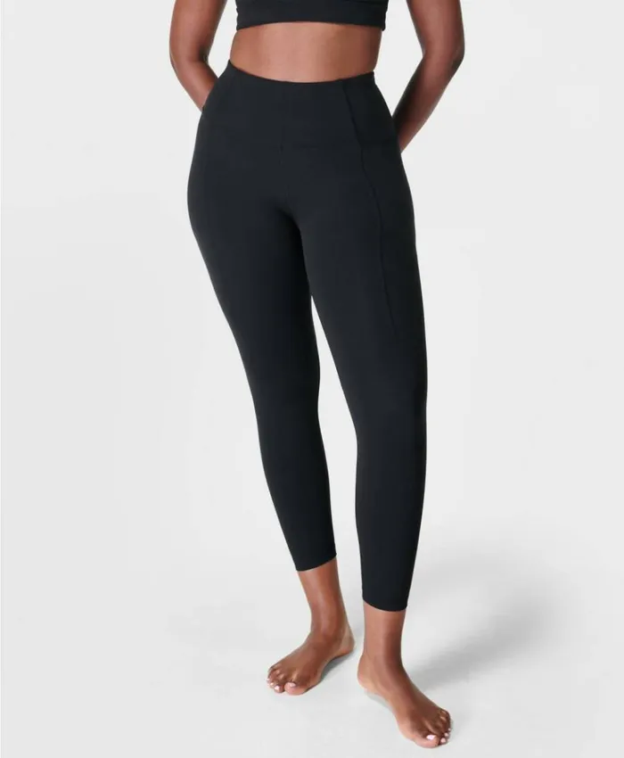 Sweaty Betty Super Soft 78 Yoga Leggings Black Clothing 78 Length
