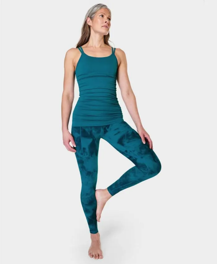 Sweaty Betty Super Soft Yoga Leggings Reef Teal Blue Spray Dye Clothing Yoga Pants Sweaty Betty Super Soft Yoga Leggings Reef Teal Blue Spray Dye Clothing Yoga Pants