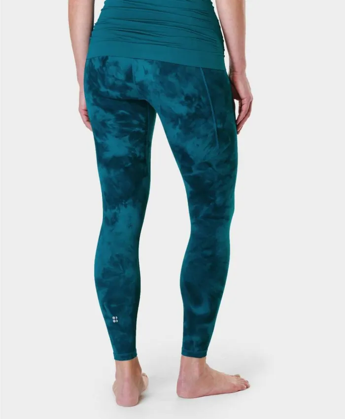 Sweaty Betty Super Soft Yoga Leggings Reef Teal Blue Spray Dye Clothing Yoga Pants Sweaty Betty Super Soft Yoga Leggings Reef Teal Blue Spray Dye Clothing Yoga Pants