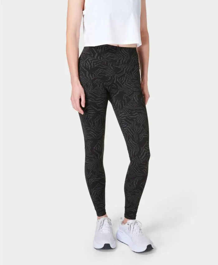 Sweaty Betty Zero Gravity Running Leggings Grey Zebra Check Print Clothing Full Length Sweaty Betty Zero Gravity Running Leggings Grey Zebra Check Print Clothing Full Length