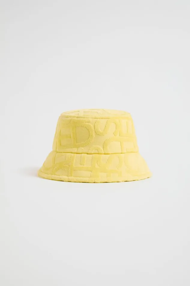 Swimwear GirlBoy Seed Heritage Seed Logo Terry Bucket Hat Lemon Drop
